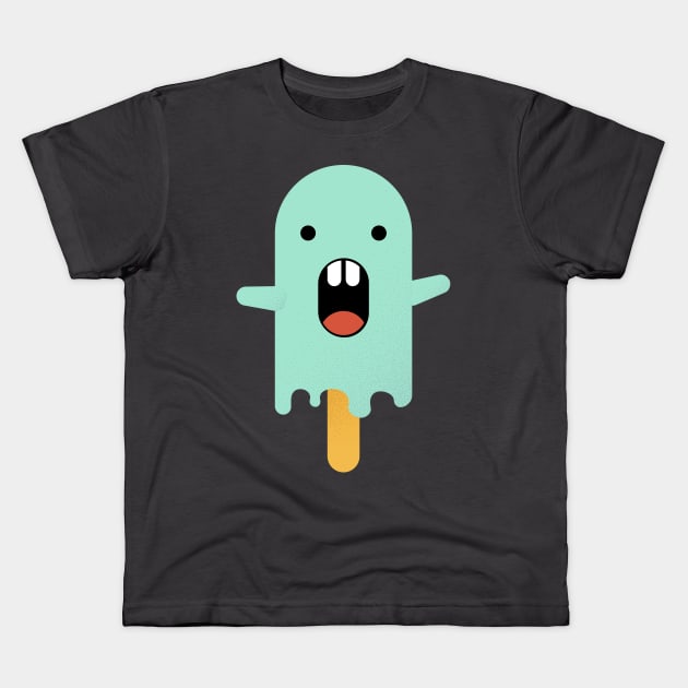 Ice cream boo Kids T-Shirt by lakokakr